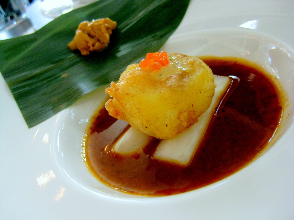 Sea Urchin & Crispy Tofu