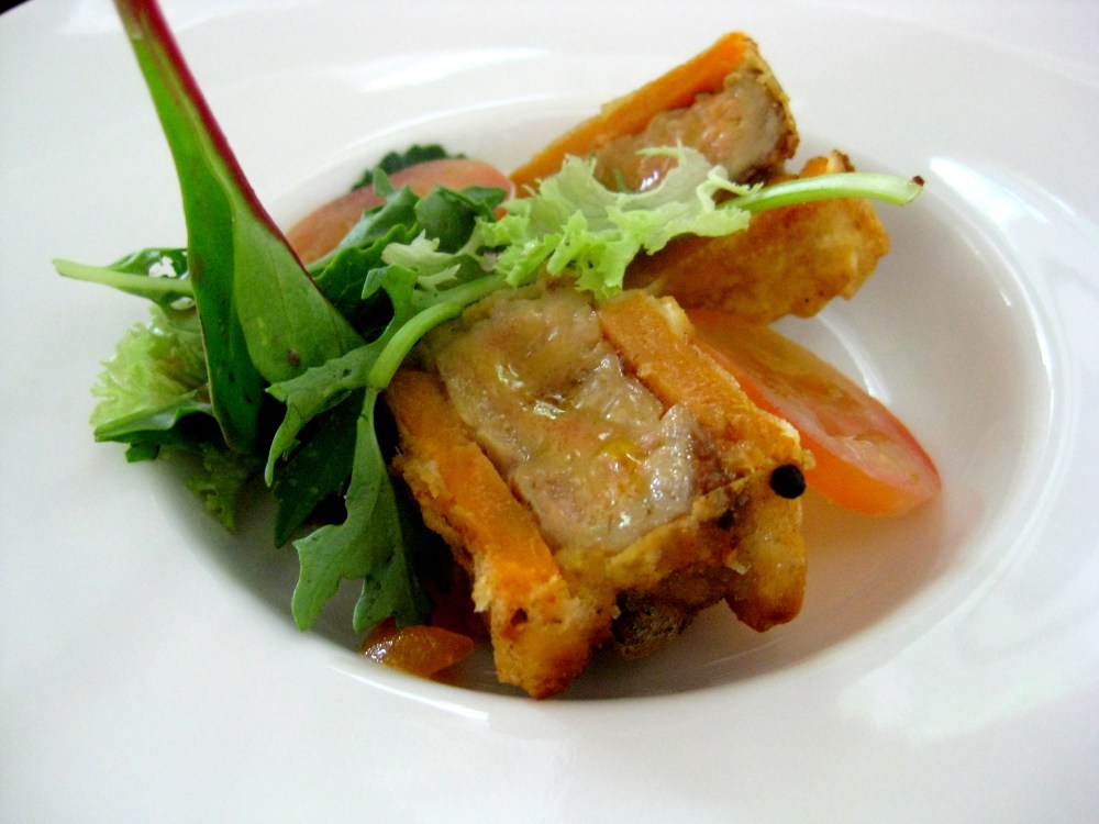 Goose Liver and Sweet Potato