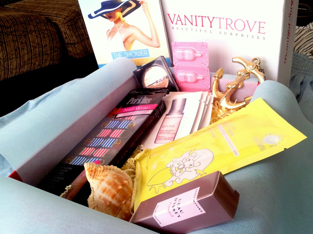 Anchor Pendant and Seashell came from my own collection. Fitting though right?