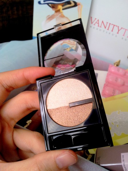 Earthy copper and beige.