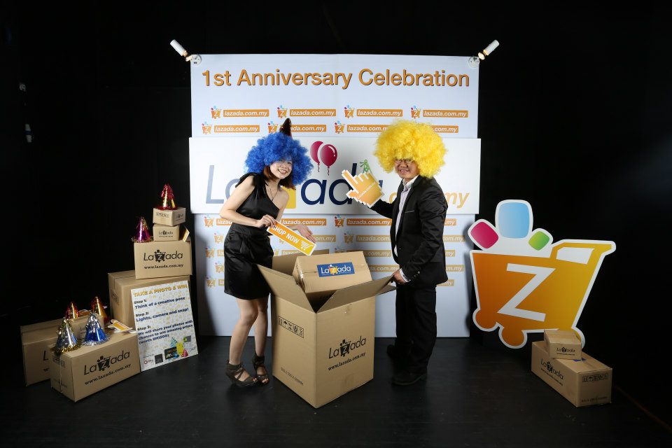 Hilarious Photowall with various props to play with. Our pose was boring so here's one that's relatively fun looking. 