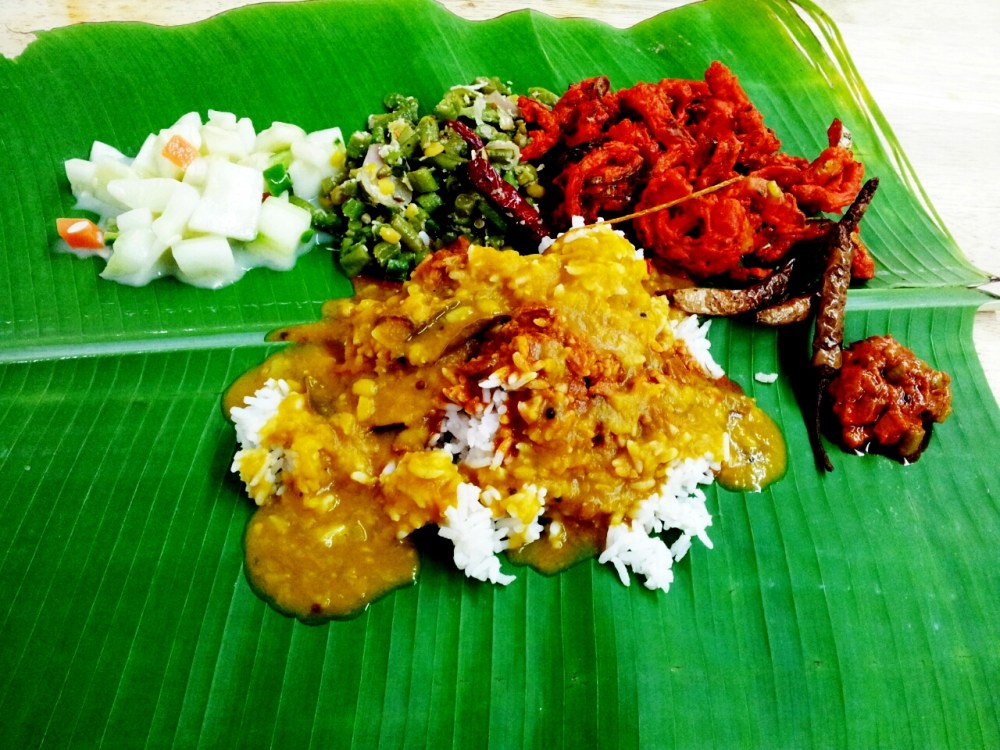 Banana Leaf Rice!