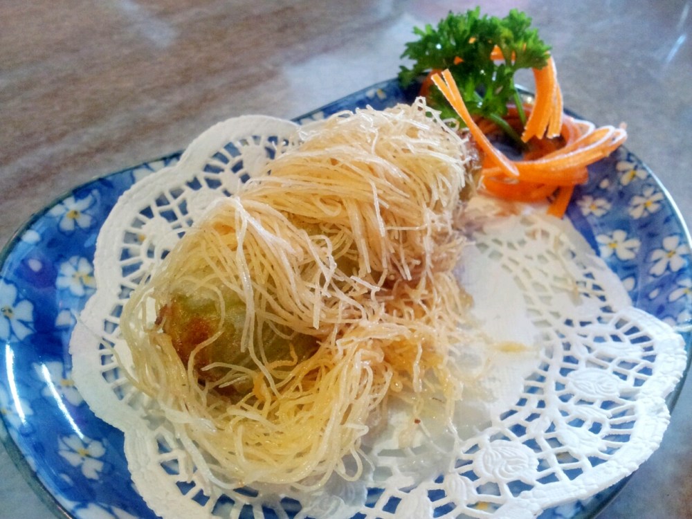 Deep Fried avocado roll with crispy silk wrap RM7.80