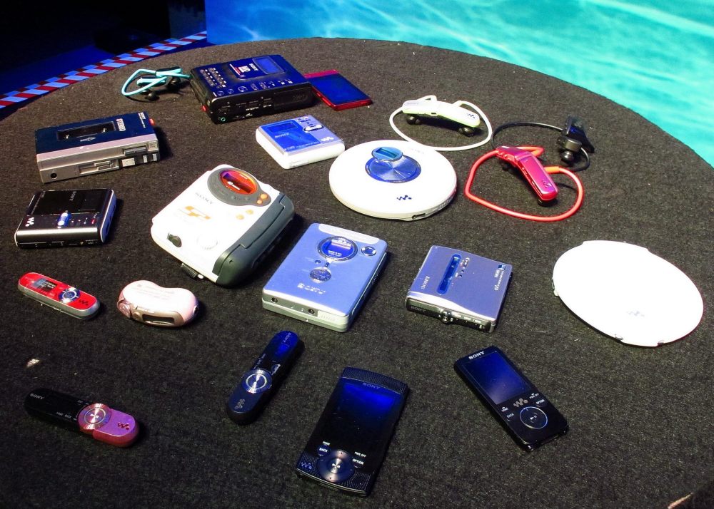 The evolution of entertainment devices over the last few decades.