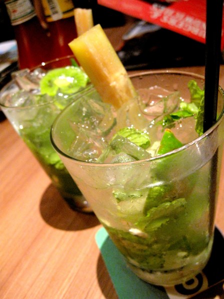 Classic Mojito and Kiwi Mojito