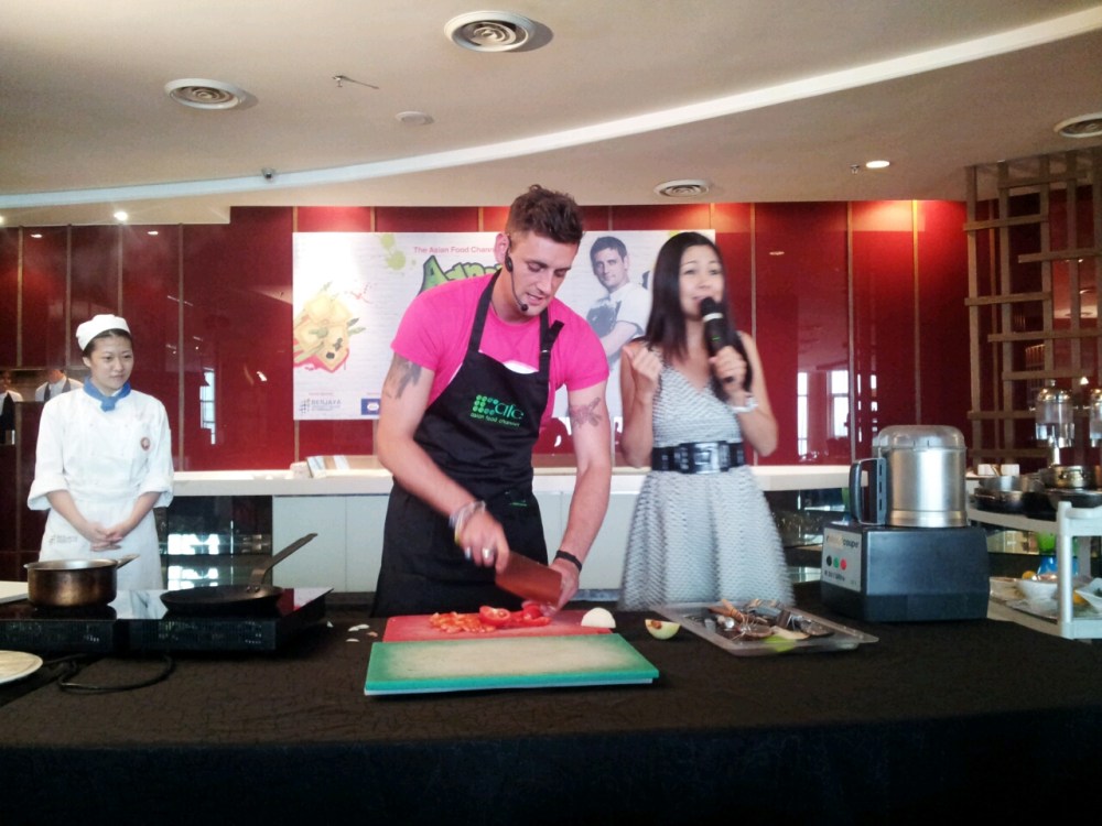 Aaron up-close and personal.