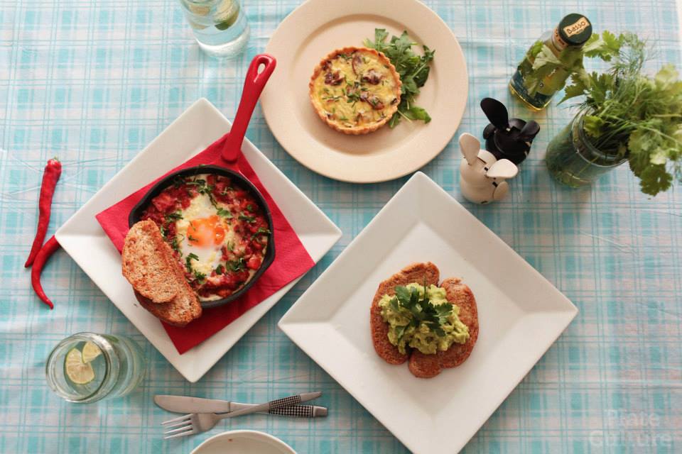 Weekend Brunch dishes
