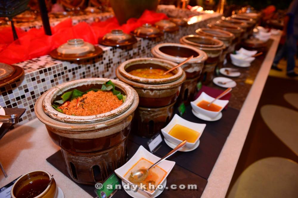 Assortment of Malay dishes.