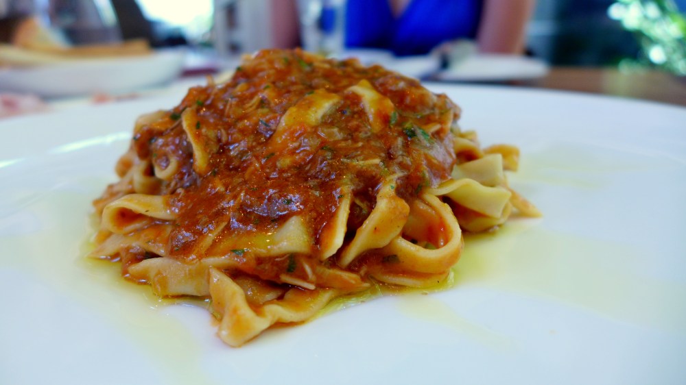 Stewed Meat alla Napule with Homemade Tagliatelle 