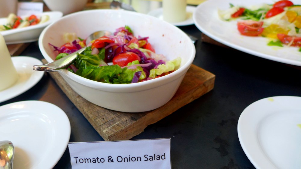 Gorgeous salad spread