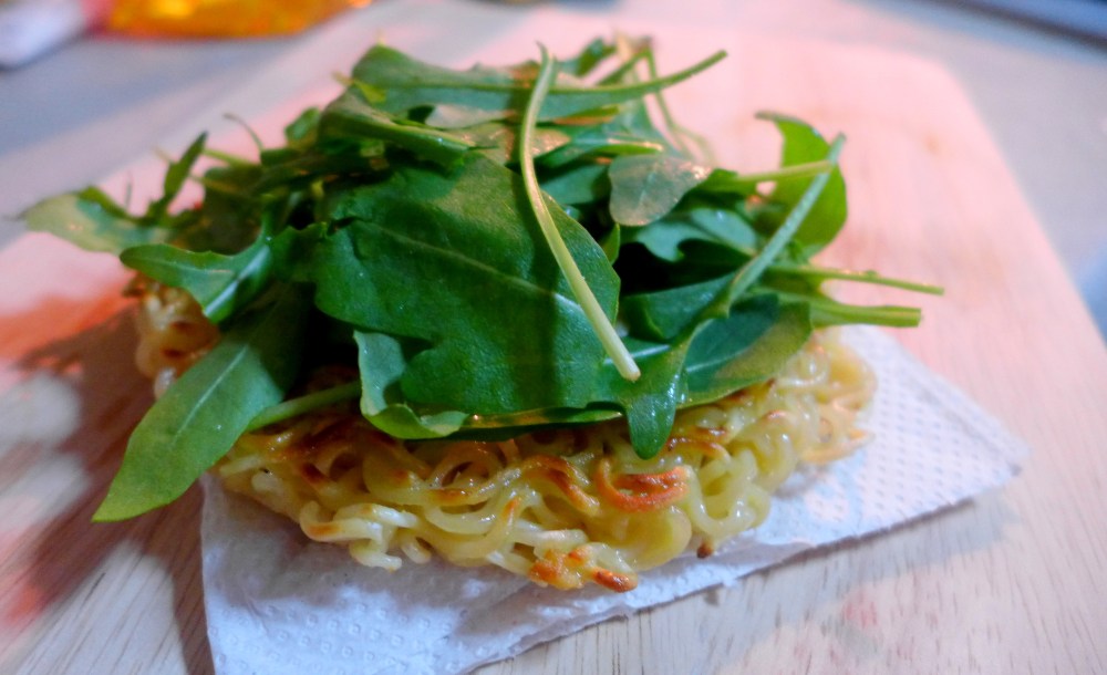 The exiciting part, or is that when you are actually eating it?