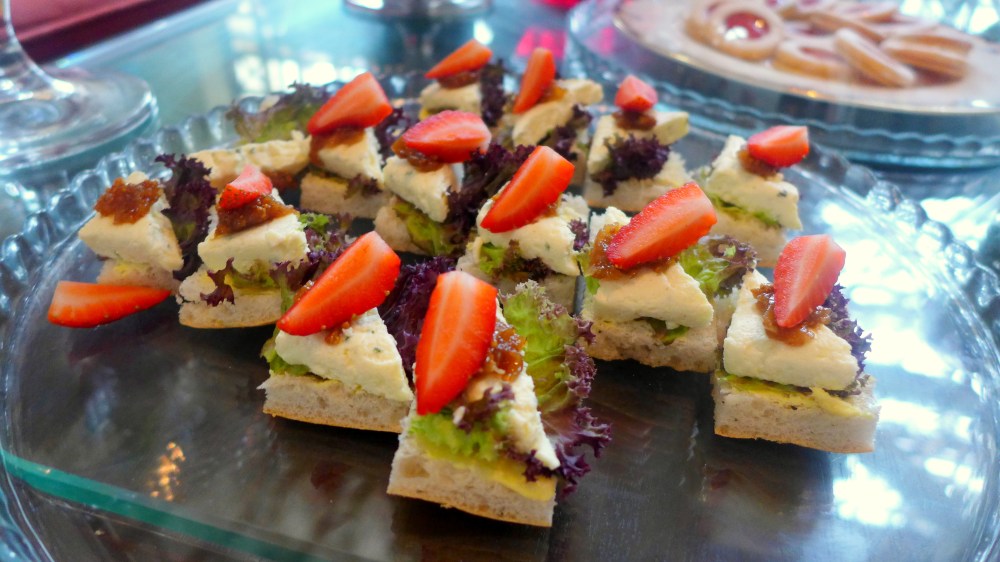 Strawberry in a sandwich? Why not?