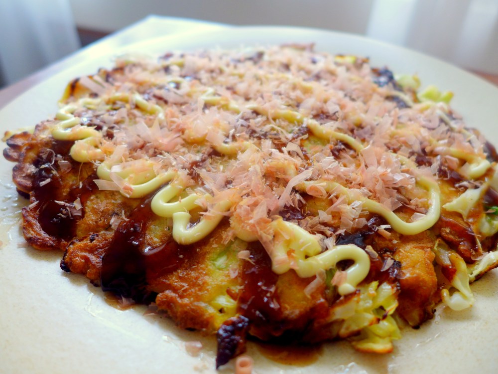 Okonomiyaki, the way I like it.