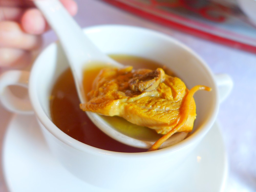 Double Boiled Chicken Soup with Chinese Herbs