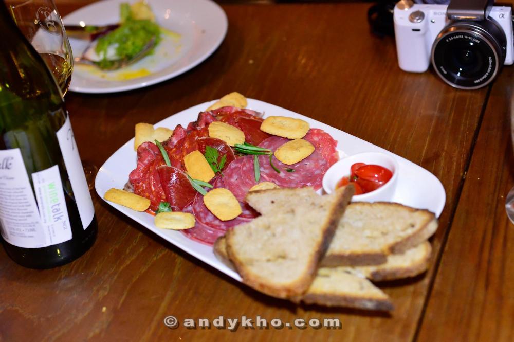 Like these delectable salumi selection.