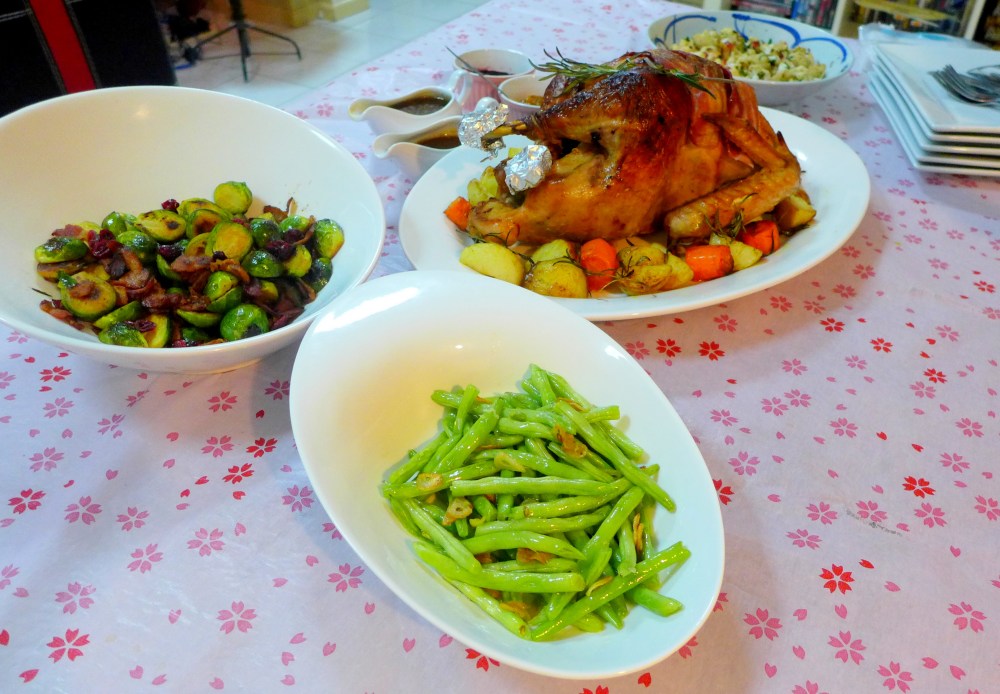 Our Christmas Spread which is relatively Paleo except for the Roast Potatoes. 