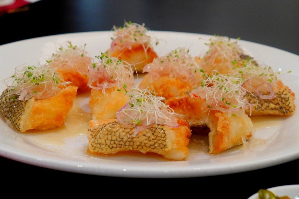 Deep Fried Cod Fish with Pomelo Sauce (杨枝鳕鱼)