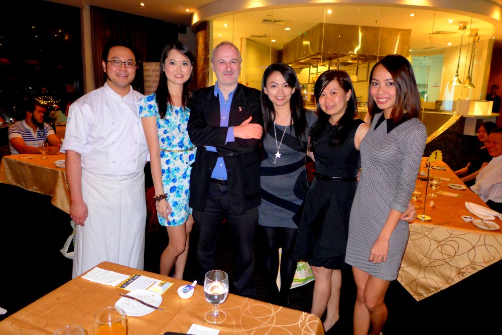 With Chef Malcolm, Hanker, her friend Nicole and Zher.